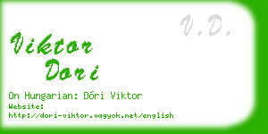 viktor dori business card